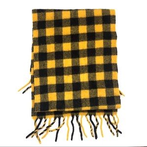 GAP Accessories - GAP Yellow Black Plaid Check Bumblebee Scarf GAP Accessories - GAP Yellow Black Plaid Check Bumblebee Scarf
